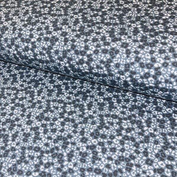 JERSEY ORGANIC OEKO-TEX LEOPARD