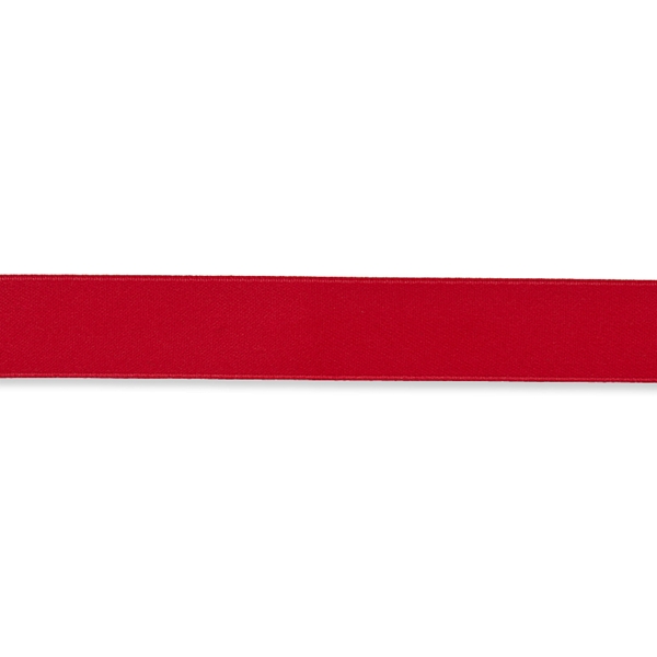 RUBAN SATIN 16MM  ROUGE 