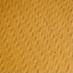 TISSU COTON UNI JAUNE MOUTARDE OEKO-TEX GOTS 