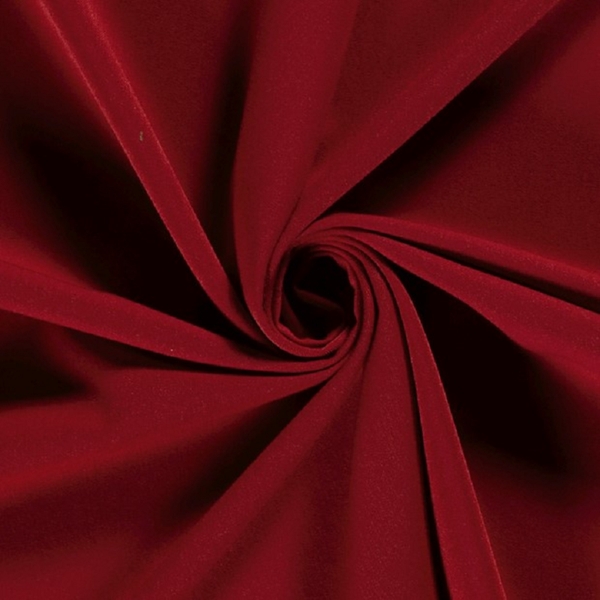 TISSU GABARDINE STRECH ROUGE