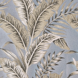 JACQUARD PALMIER SUMATRA GRIS CIEL