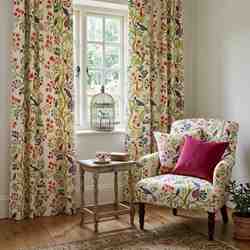 TISSU THEVENON SIEGE MATHILDE FOND BLANC