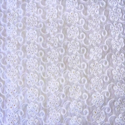 TISSU BRODERIE ANGLAISE LAMENTIN