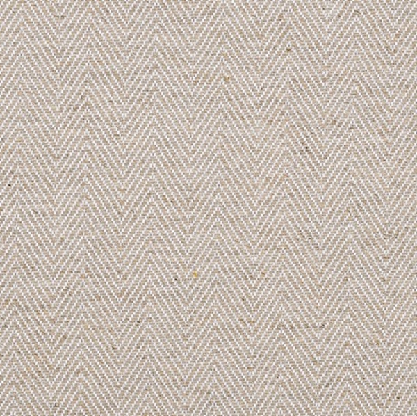 TISSU JACQUARD CHEVRON BLANC NATUREL
