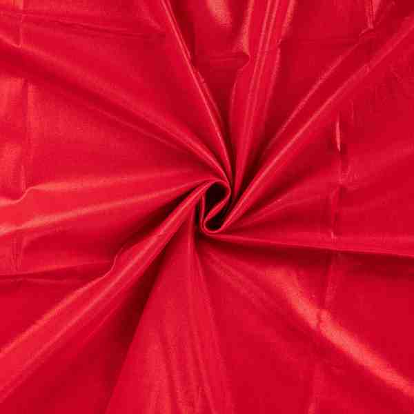 POPELINE DE COTON METALISE ROUGE NOEL