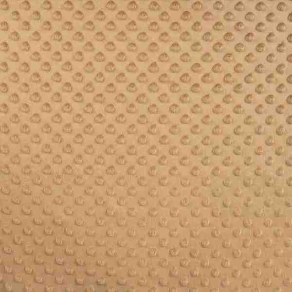 TISSU MINKY BUBBLE BEIGE CARAMEL