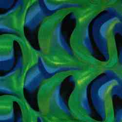 TISSU AURORE BOREALE BLEU VERT