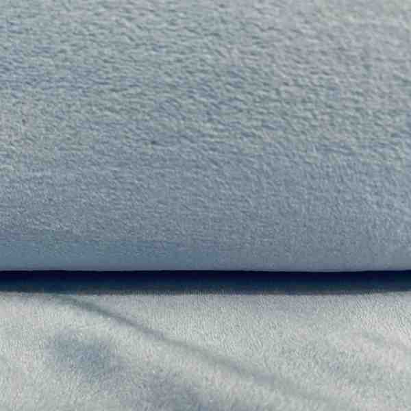 TISSU POLAIRE FLANNEL UNI BLEU CIEL