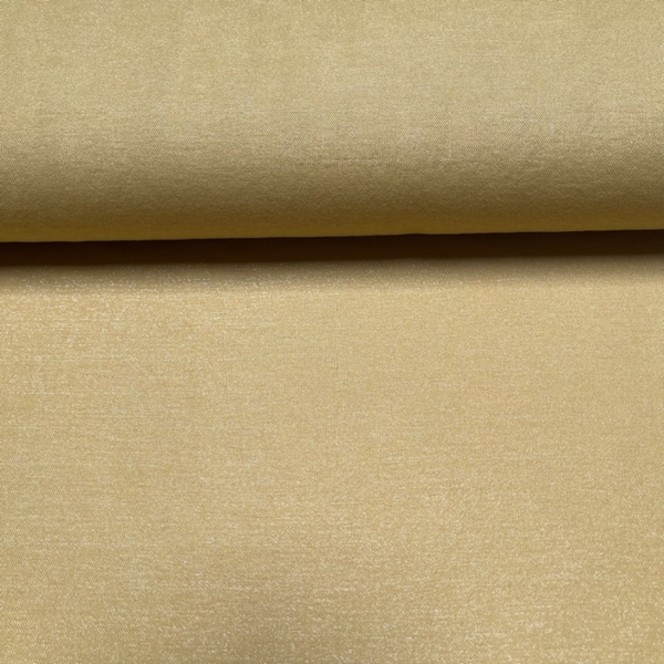 TISSU UNI LUREX JAUNE OCRE