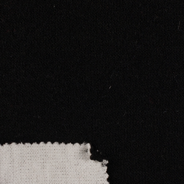 TISSU JERSEY DOUBLE FACE NOIR
