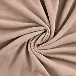 TISSU SUEDE FOURRURE MOUTON BEIGE ENVERS NATUREL