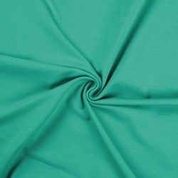 TISSU JERSEY COTON ELASTHANNE AQUA VERT