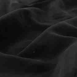 TISSU CUPRO UNI NOIR