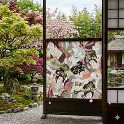 TISSU TOILE PANAMA GEISHA