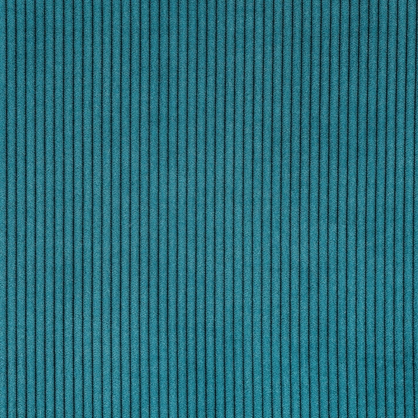 TISSU ISOLANT THERMIQUE VELOURS COTELE TURQUOISE