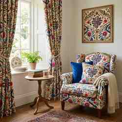 TISSU THEVENON SIEGE SCANDI MULTICOLORE
