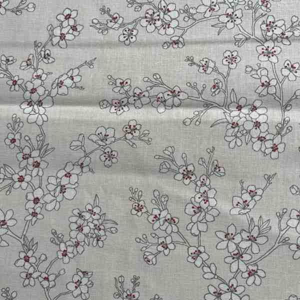 TISSU MFTA COTON OSAKA  BEIGE CREME