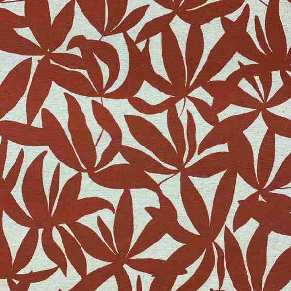 TISSU ASPECT LIN LICO MFTA ALBA TERRACOTTA NATUREL