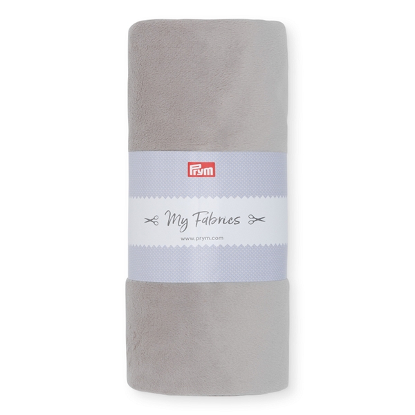 COUPON VELOURS DOUDOU TAUPE 1 M X 1.50 M