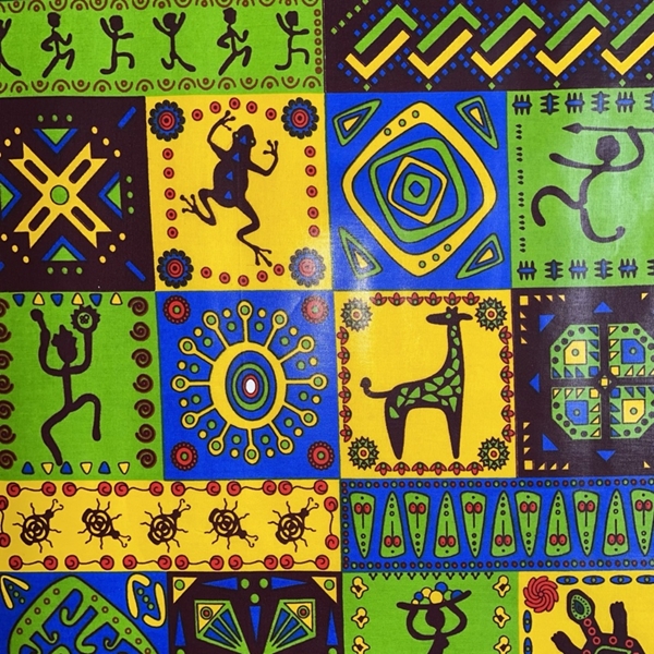 TISSU COTON WAX AFRICAIN BUTA