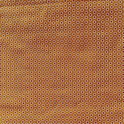 TISSU COTON IMPRIME PETITE FLEUR ORANGE