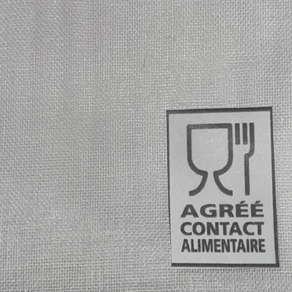 TISSU MOUSSELINE AGREE CONTACT ALIMENTAIRE