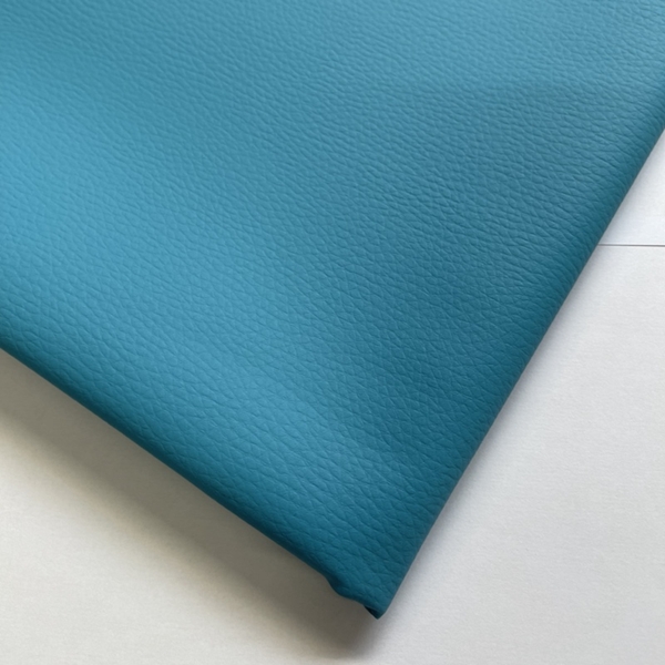 COUPON FAUX CUIR TURQUOISE 50X69CM