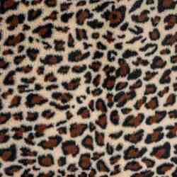 TISSU FAUSSE FOURRURE LEOPARD