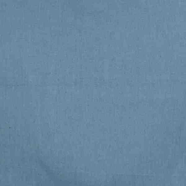 TISSU COTON UNI BLEU DOUX