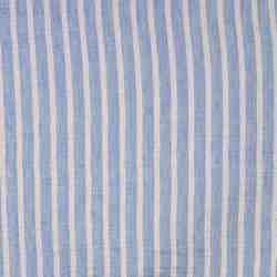 TISSU LIGNES RAY� BLEU BLANC