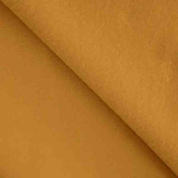 TISSU MOLLETON CHAUD OCRE