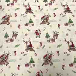 TISSU COTON MOTIFS PRE NOL ET RENNES