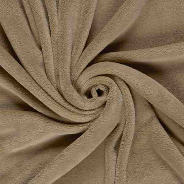 TISSU POLAIRE DOUDOU BEIGE