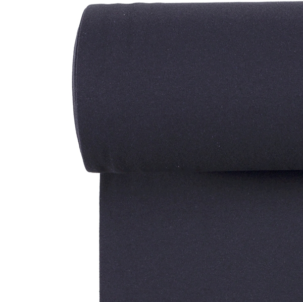 TISSU BORD-COTE RECYCLE OEKO-TEX BLEU MARINE
