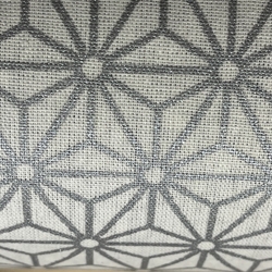 TISSU JAPONAIS TOKYO BLANC ARGENT