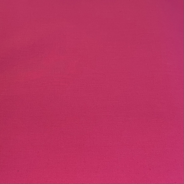 TISSU POPELINE DE COTON UNIE 60 FILS FUSCHIA