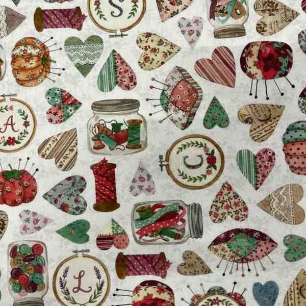 PERCALE DE COTON BRODERIE ET COUTURE