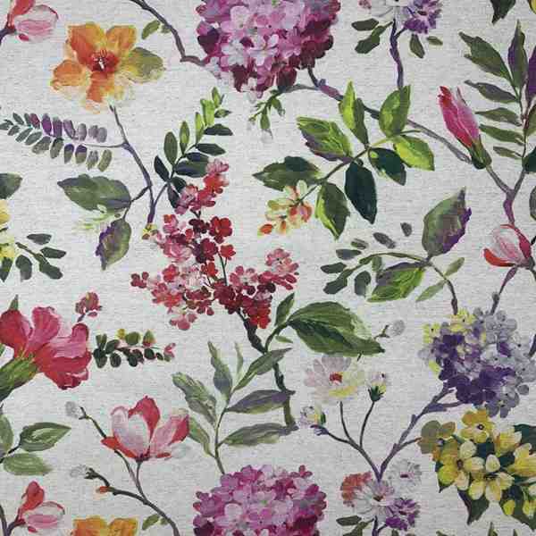 TISSU TOILE BACHETTE ETAMINES EMERISE MULTICOLORE