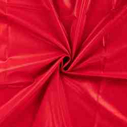POPELINE DE COTON METALISE ROUGE NOEL