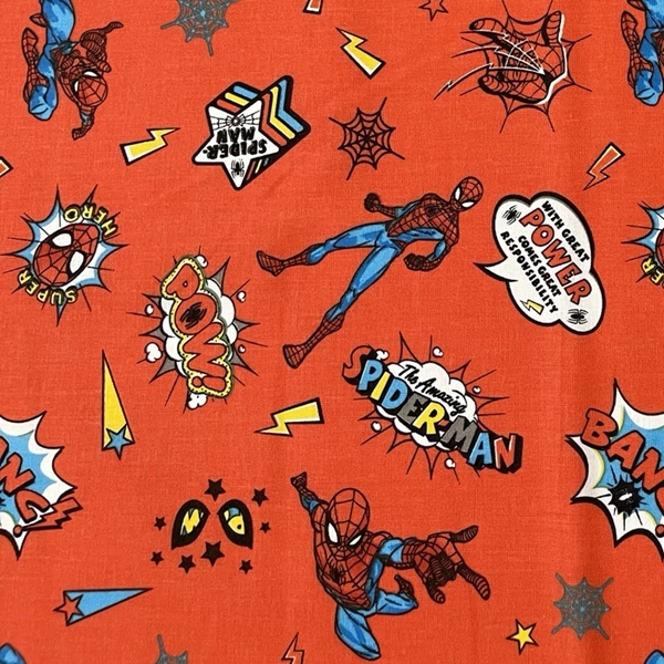 TISSU COTON MARVEL SPIDERMAN