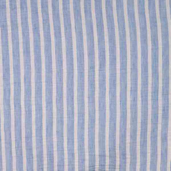 TISSU LIGNES RAYÉ BLEU BLANC