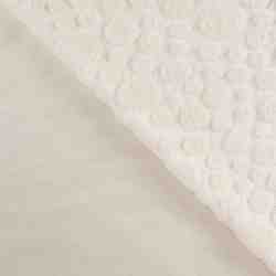 TISSU TOUT DOUX FOURRURE PASTILLE ECRU