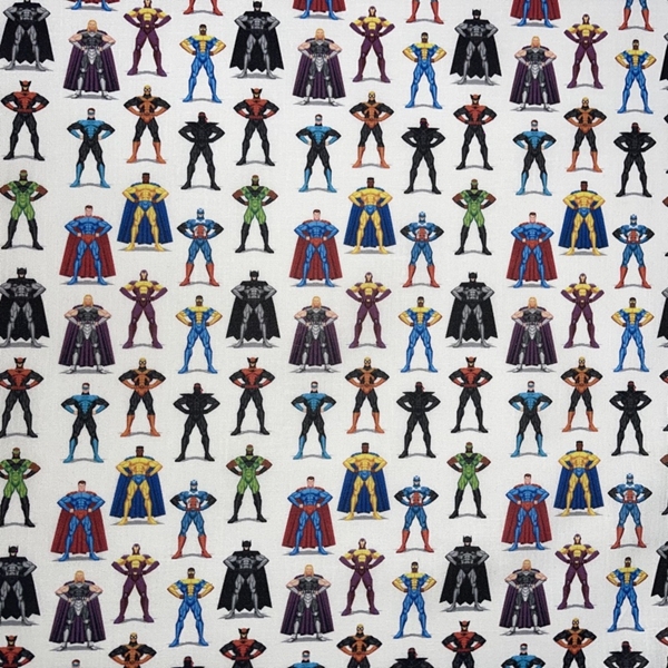 TISSU COTON MARVEL LE SUPER HEROS