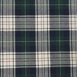 TISSU GABARDINE ECOSSAISE NOIR BLANC