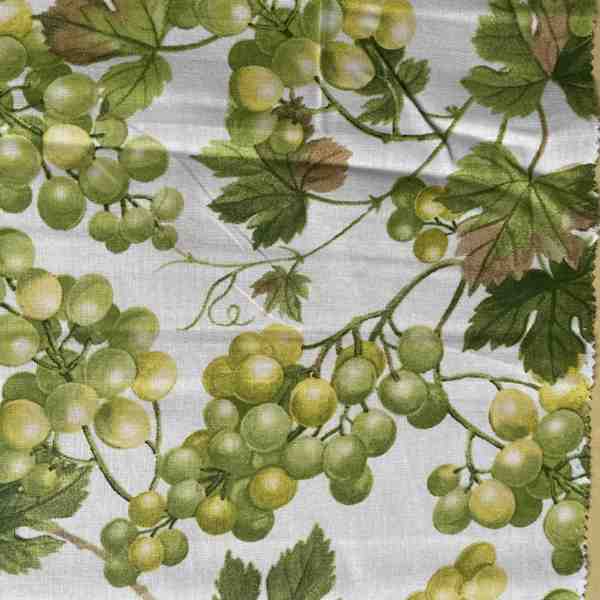 TISSU MFTA COTON ENDUIT MUSCAT VERT