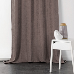 TISSU ISOLANT THERMIQUE VELOURS ALASKA TAUPE