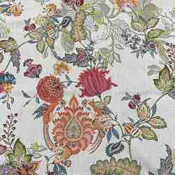 TISSU TOILE BACHETTE COTON BENGALE IVOIRE