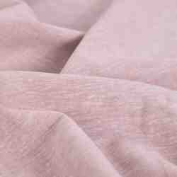 TISSU LIN COTON VISCOSE UNI ROSE POUDRE