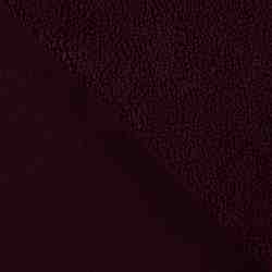 TISSU TEDDY SOFT UNI BORDEAUX