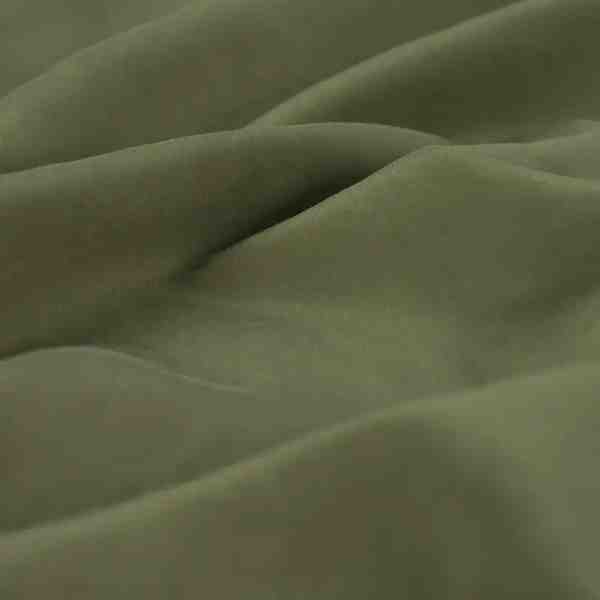 TISSU CUPRO UNI VERT KAKI 